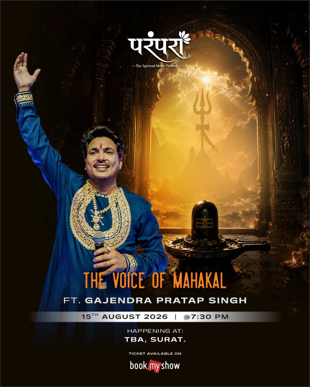 PARAMPARA 2026 Surat poster featuring Gajendra Pratap Singh live